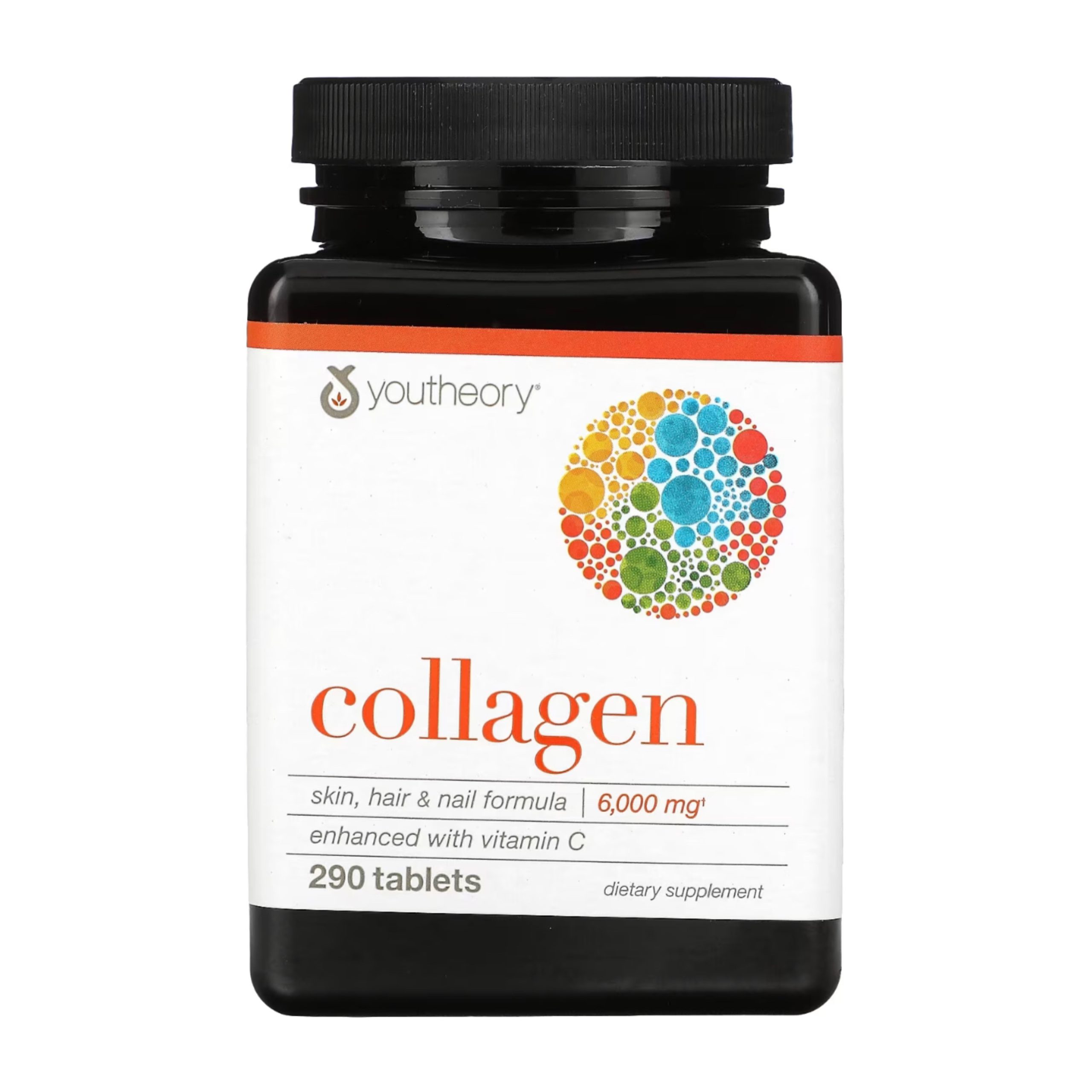Youtheory-collagen-scaled تقویت کننده کلاژن یوتئوری دارای ویتامین C حاوی 290 قرص - Image 1
